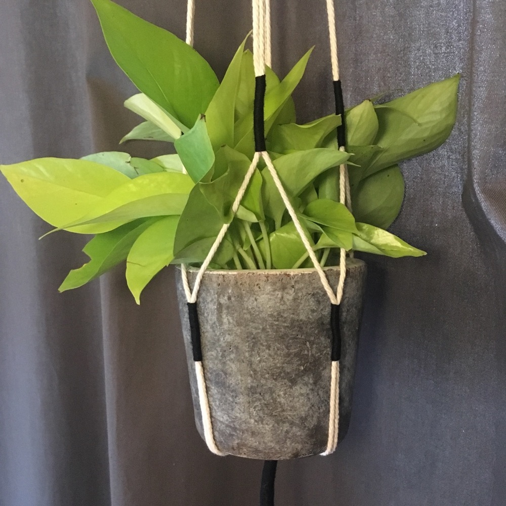 Handmade plant hanger